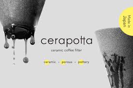 Cerapotta Ceramic Coffee Filter for 1-4 cups- 1pc
