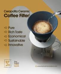 Cerapotta Ceramic Coffee Filter for 1-4 cups- 1pc