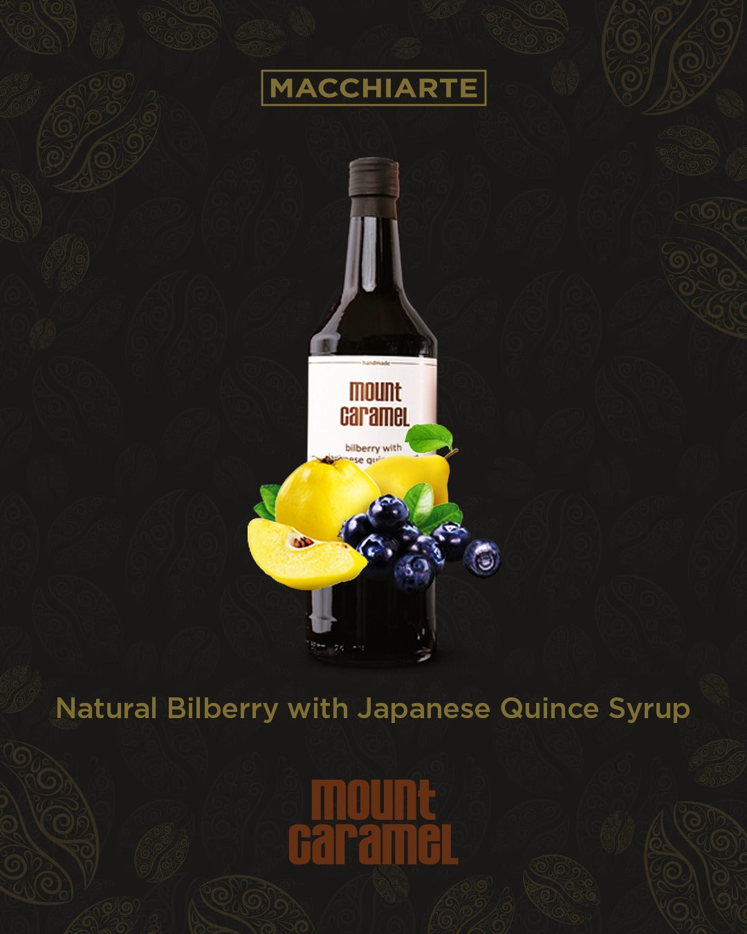 NATURAL BILBERRY WITH JAPANESE QUINCE SYRUP 1000 ML